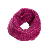 Snood laine douce enfant rose framboise - Bibop et Lula