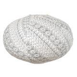 Lampion tissu boule japonaise ovale blanc et noir - Bibop et Lula