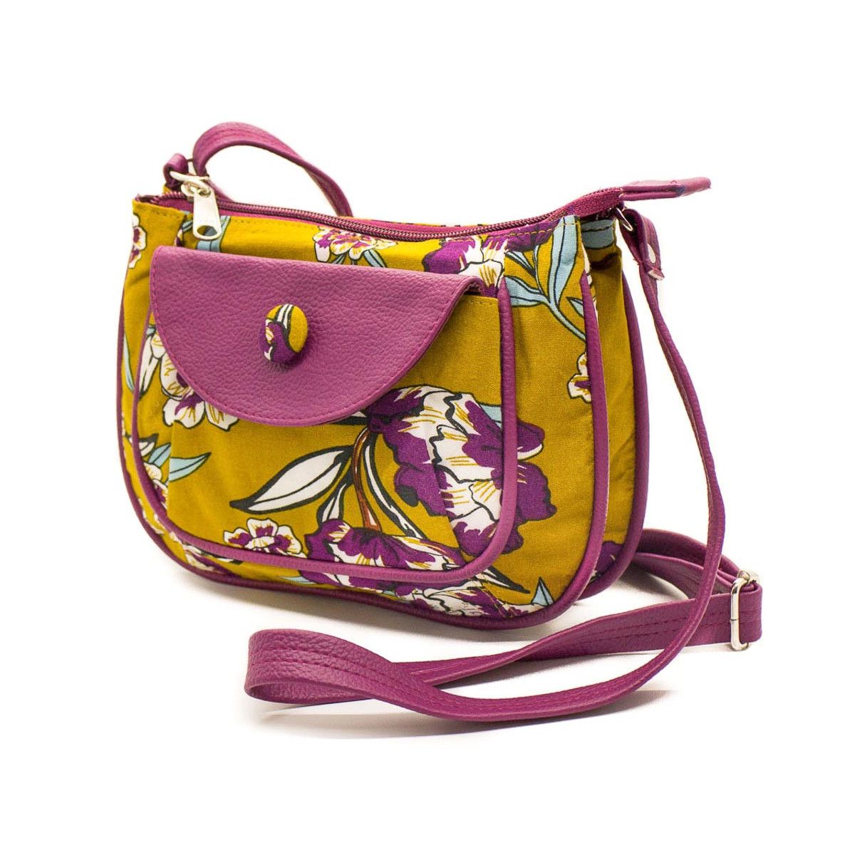 besace jaune moutarde