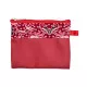 Petit porte-monnaie vegan zippé rouge - Bibop et Lula