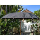 Parasol balinais toile polyester noire - Bibop et Lula