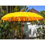 Parasol balinais toile polyester jaune - Bibop et Lula