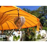 Parasol balinais toile polyester jaune - Bibop et Lula