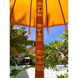 Parasol balinais toile polyester jaune - Bibop et Lula