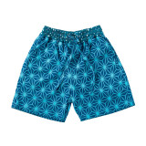 Short de bain coton enfant 2-8 ans bleu nuit étoiles - Bibop et Lula