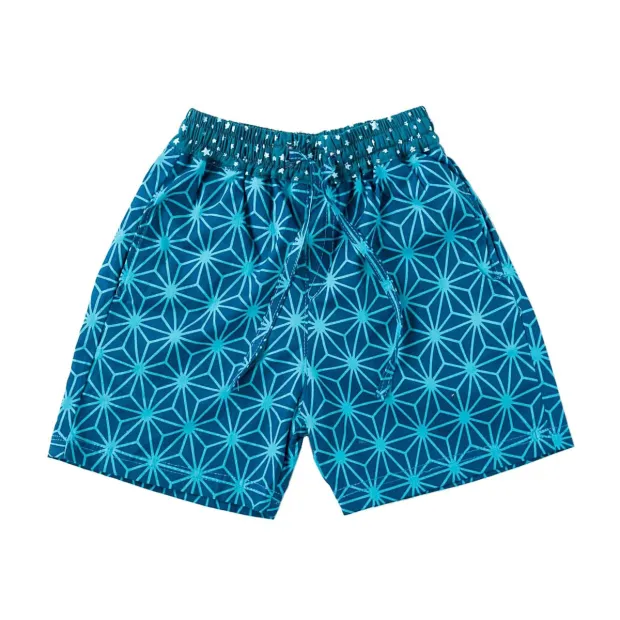 Short de bain coton enfant 2-8 ans bleu nuit étoiles