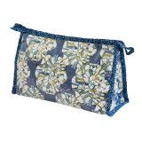 Grande trousse de toilette bleu et vert olive - Bibop et Lula