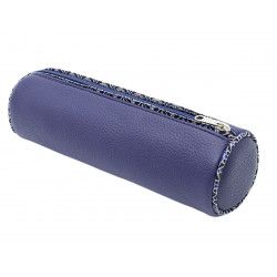 trousse ronde ecole enfant bleu fonce - Bibop et Lula