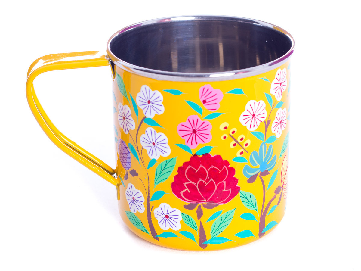 Tasse Inox Peinte A La Main Suraya