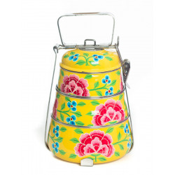 Lunch box inox peinte à la main Edira soleil - Bibop et Lula
