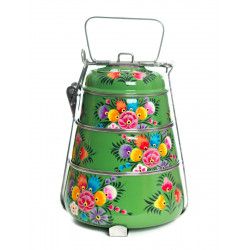 Lunch box inox peinte à la main Suraya - Bibop et Lula