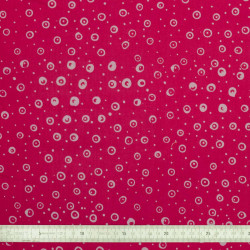 Tissu coton Manille fuschia - Bibop et Lula