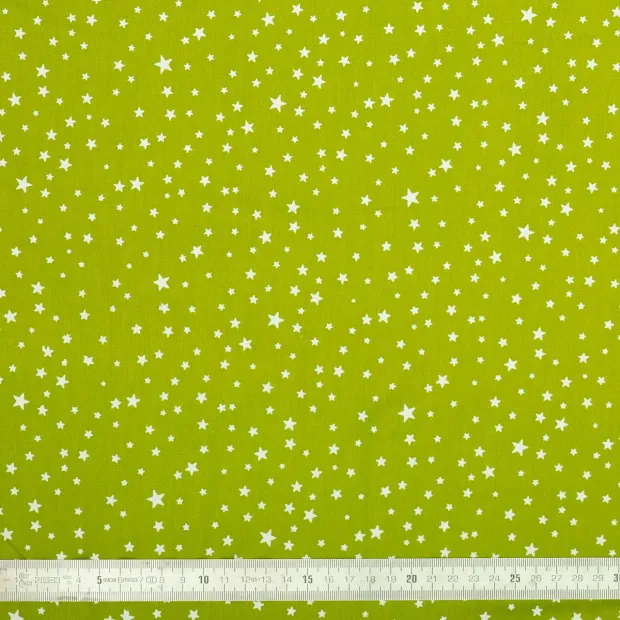 Tissu coton White Stars