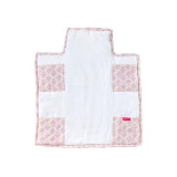 Tapis à langer nomade de voyage bébé coton éponge blanc et fleurs - Bibop et Lula