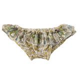 Culotte de bain fille 2-4 ans petites fleurs vert olive et fleurs - Bibop et Lula