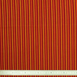 Tissu coton Zigzag rouge - Bibop et Lula