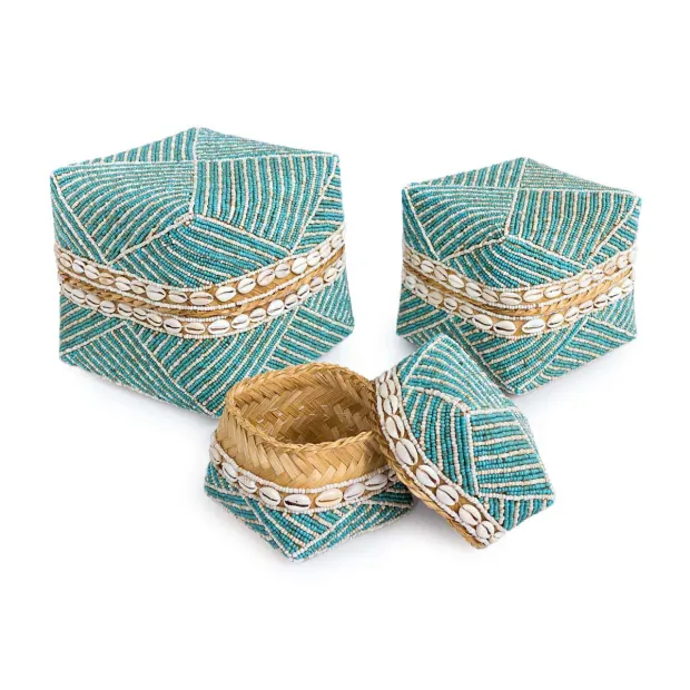 Boites à offrande perles Sulawesi