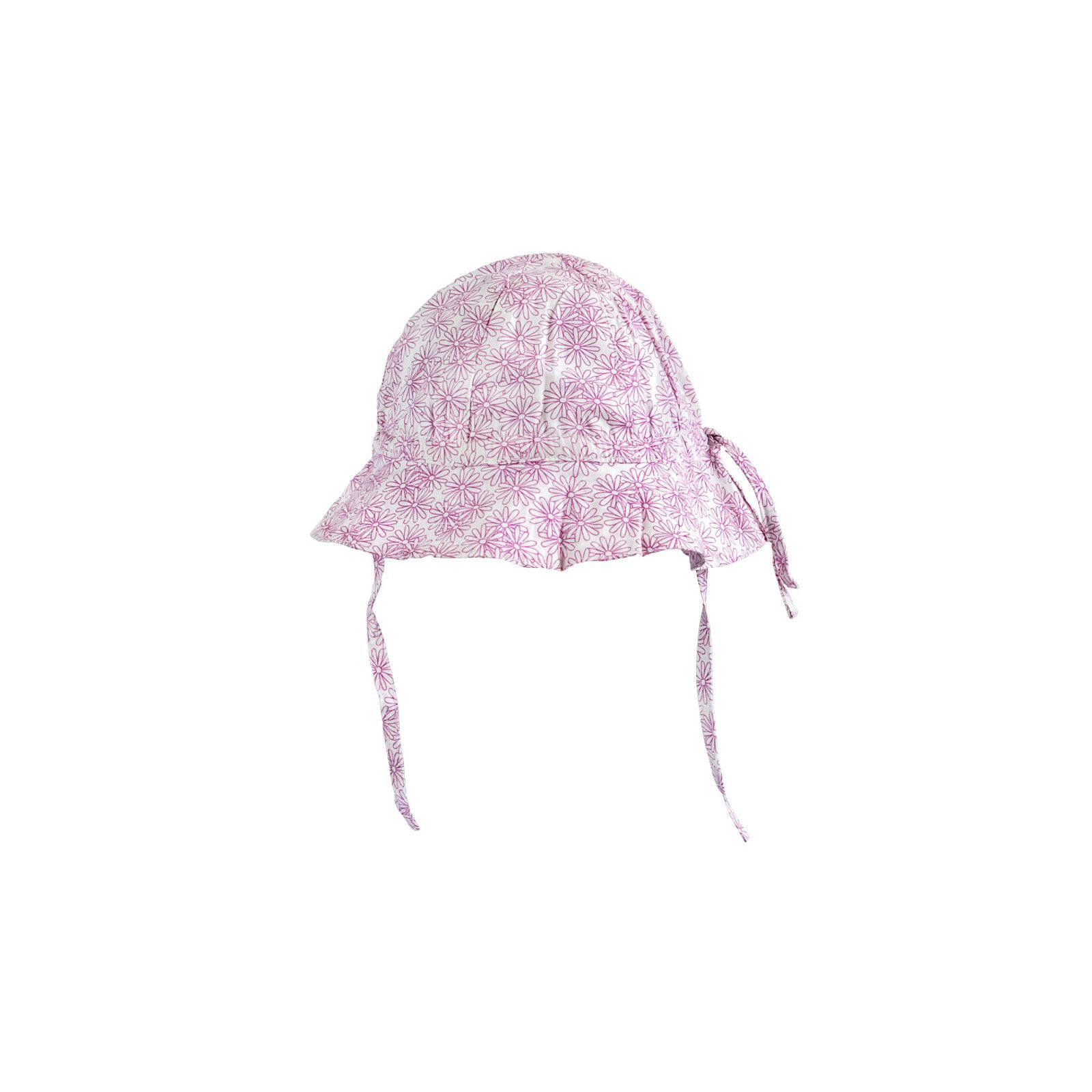 Chapeau De Soleil Bebe Coton Reglable Blanc Et Rose Chapeau De Soleil Bebe Coton Reglable Blanc Et Rose
