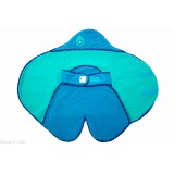 Nid d'ange polaire bébé 0-12 mois bleu et vert - Bibop et Lula