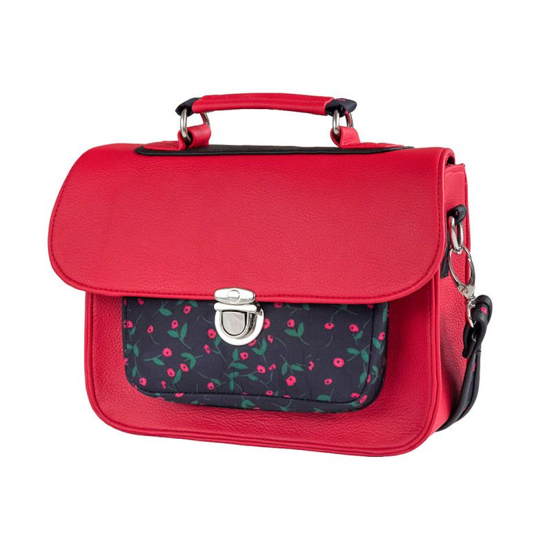 sac cartable rouge