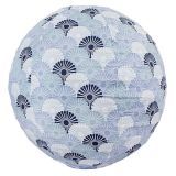 Lampion tissu boule japonaise rond Solas brume - Bibop et Lula