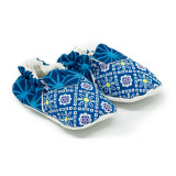 Chaussons bébé souples 0-24 mois bleu - Bibop et Lula