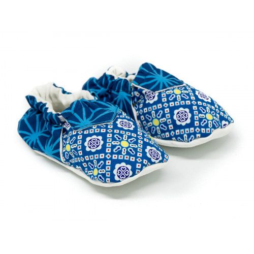 Chaussons bébé souples June - Bibop et Lula