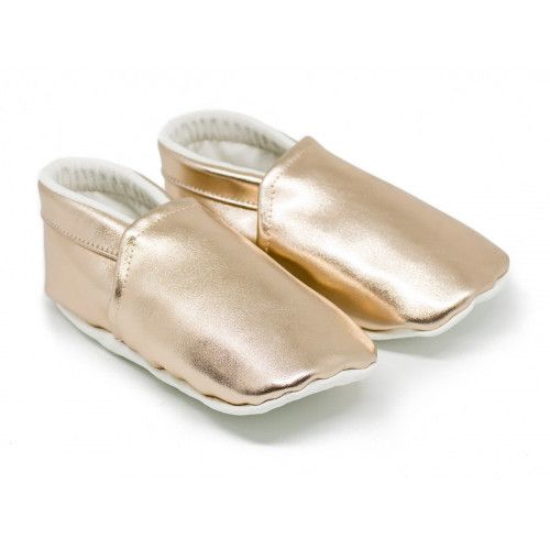 Chaussons bébé souples Gold - Bibop et Lula