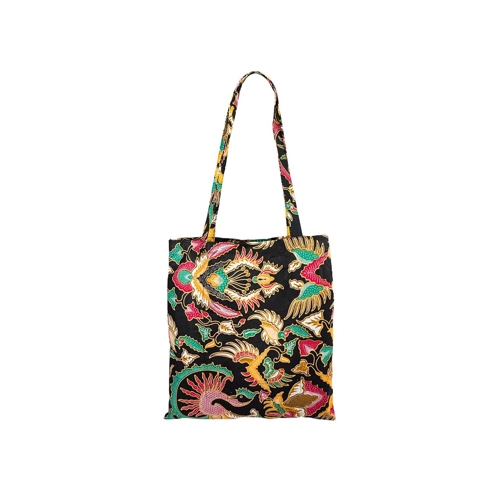 sac coton noir