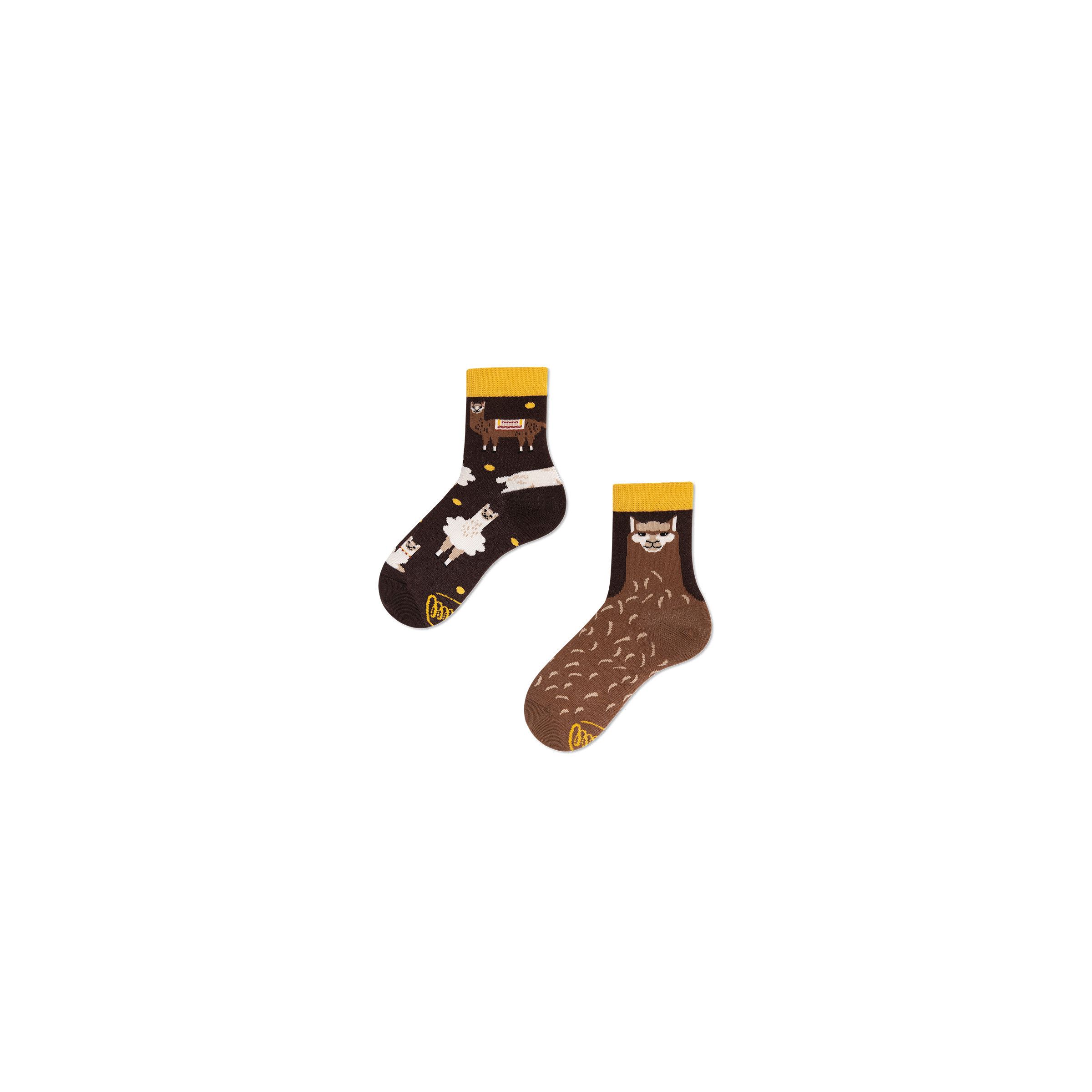 Chaussettes enfant motif Lama