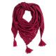 Châle triangle laine rose framboise - Bibop et Lula