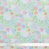 Tissu coton Ella Blue - Bibop et Lula