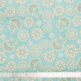 Tissu coton Atlantide blue - Bibop et Lula