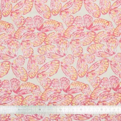 Tissu coton Pink Butterfly - Bibop et Lula