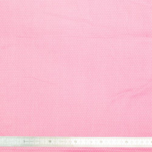 Tissu coton Pois Rose - Bibop et Lula