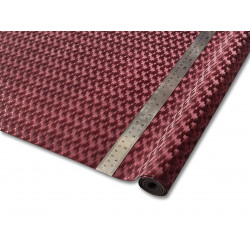 Simili chocolat bordeaux effet plumes - Bibop et Lula