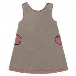Robe polaire Becky souris - Bibop et Lula