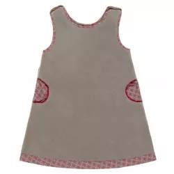 Robe polaire Becky souris - Bibop et Lula