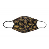 Masque tissu Asanoha gold - Bibop et Lula