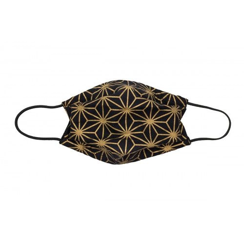 Masque tissu Asanoha gold - Bibop et Lula