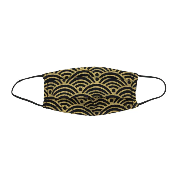 Masque tissu enfant Nami or