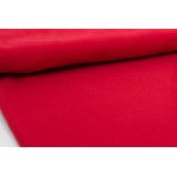 Tissu polaire unie rouge