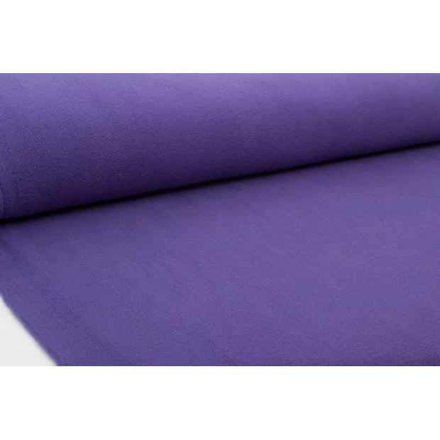 Tissu polaire unie mauve