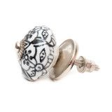 Bouton de meuble céramique Dentelle noire - Bibop et Lula