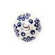Bouton de meuble céramique Fleur indigo - Bibop et Lula