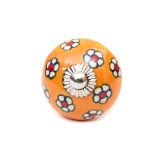 Bouton de meuble céramique Jaune paquerette - Bibop et Lula