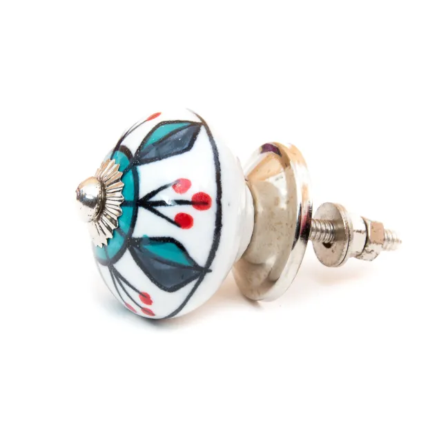 Bouton de meuble céramique 123