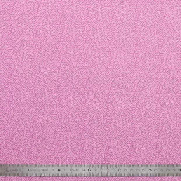 Tissu coton Bubble rose