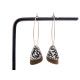 NINON boucles d'oreilles Rosace noir - Bibop et Lula