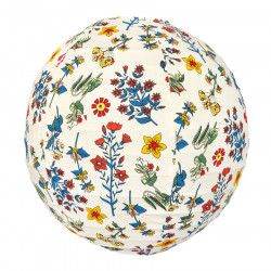 Lampion tissu boule japonaise rond Red Spring - Bibop et Lula